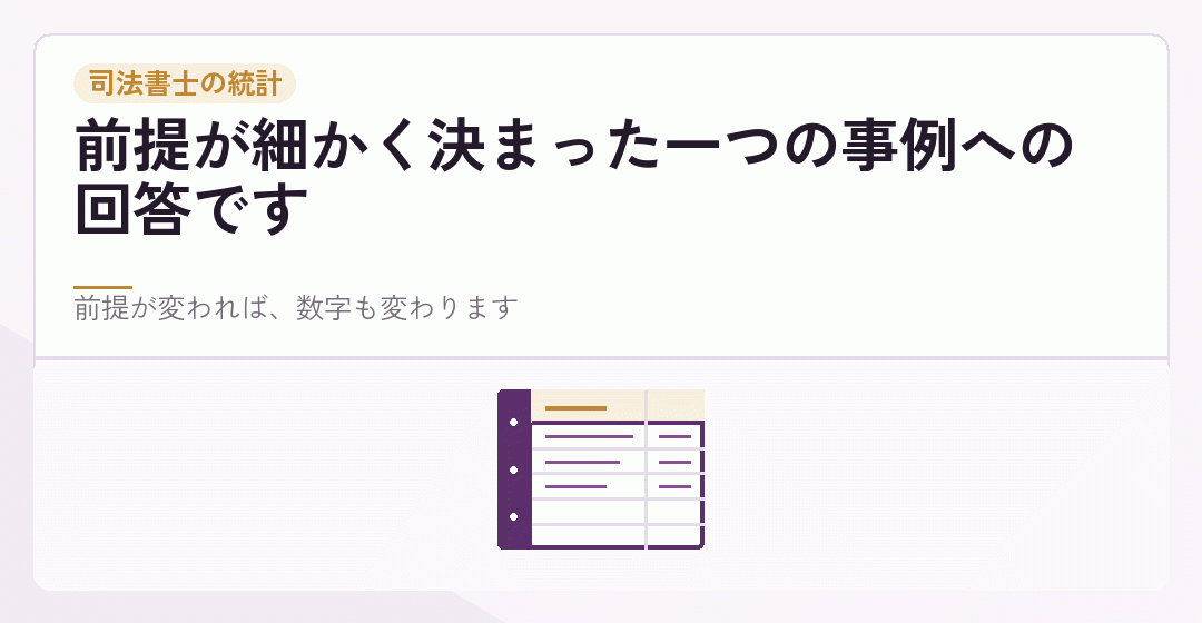 設例の前提を確かめることを表したイラスト