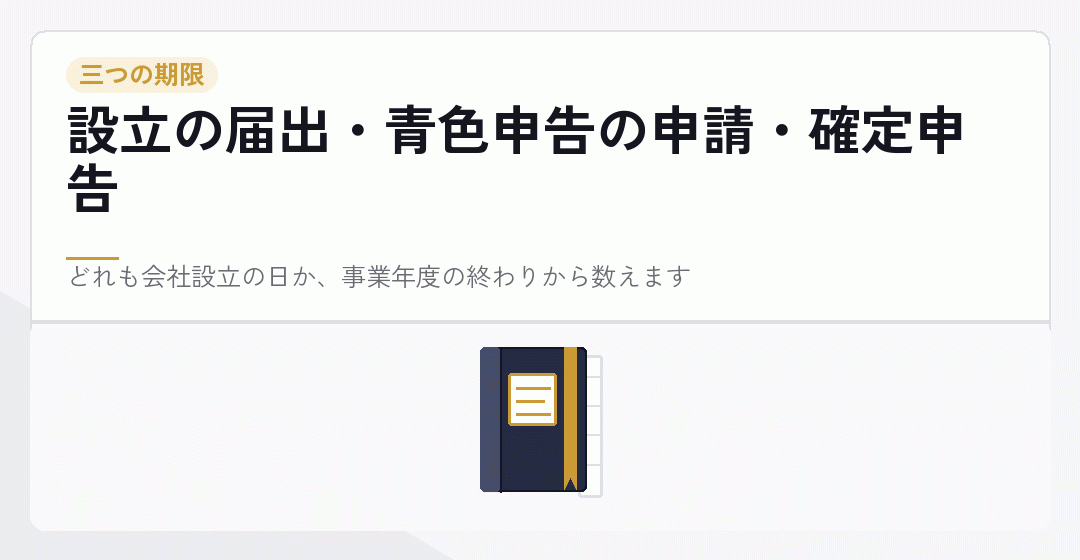法令集に書かれた期限を表したイラスト
