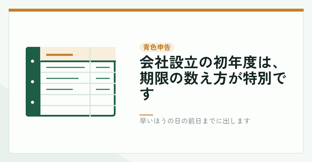 青色申告の承認申請書の期限を確かめることを表したイラスト