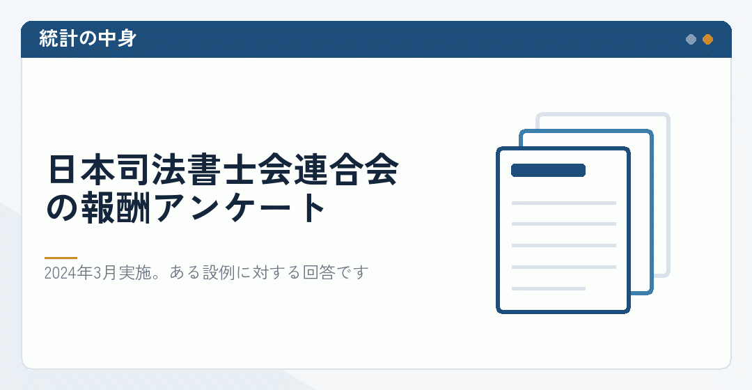 報酬アンケートが設例に対する回答であることを表したイラスト