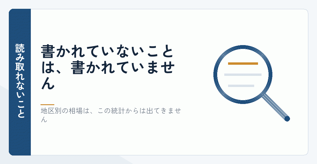 統計から読み取れないことを確かめることを表したイラスト